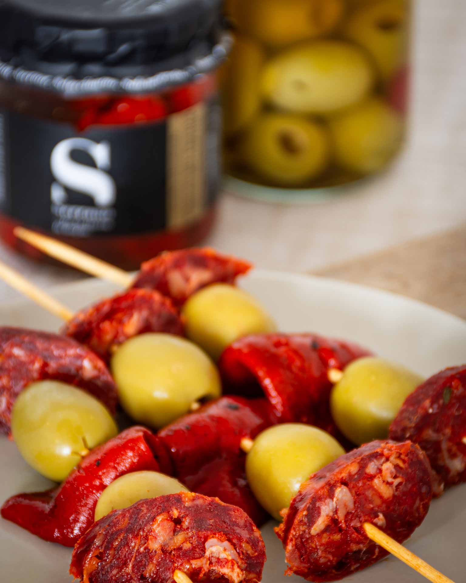 Spiedini-chorizo